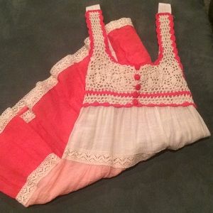*DONATED* Crochet + Lace Tank Top